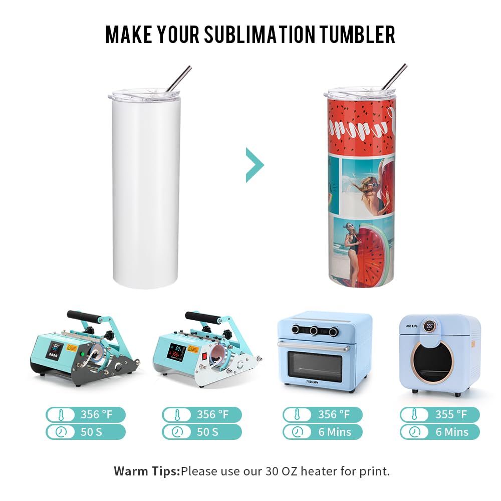 Starter Package 3 Sublimation Oven 25L Adventure Tumblers 40 oz with R –  PYD LIFE