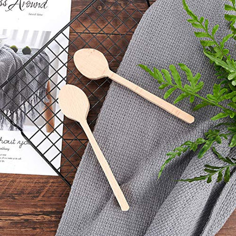 GORGECRAFT 2pcs Wood Carving Spoon Blank Kit Large Beech Basswood Wood Spoon Unfinished Wooden Spoons Blocks for Craft Carving Whittler Starter GORGECRAFT