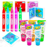Crayola Bath Super Set - Bundle with 5 Crayola Bath Paint Soap Tubes, 5 Body Wash Bath Pens, and 4 Crayola Bath Books (14 Pc Set) | Bath Books for Beach Kids