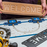 Vacuum Clamp Pod Kit w/T Bolt, Fold Down Knobs, Vacuum Hose, Barbed Brass Fitting, & Vacuum Gasket – CNC Clamps for CNC Projects, Routed Signs and ROCKLER