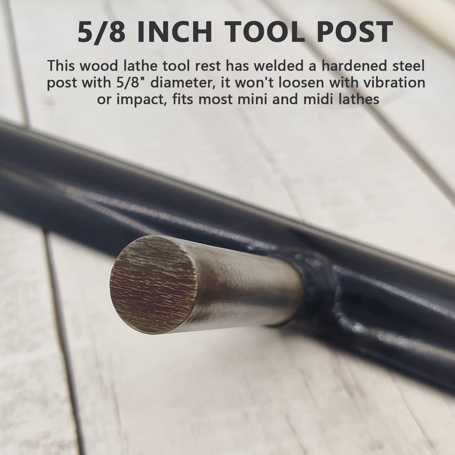 6" Lathe Tool Rest 5/8 Inch Post Stainless Steel Wood Lathe Tool Rests, Wood Lathe Tools and Accessories for Woodturning, Wood Turning Tools for YEIXCIKA