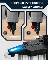 Electric Nail Gun, LINKNAL Cordless Brad Nailer Battery Powered,18 Gauge, 2×20V MAX Li-ion Batteries, Charger and 1000 Nails Included (L820-BN) LINKNAL