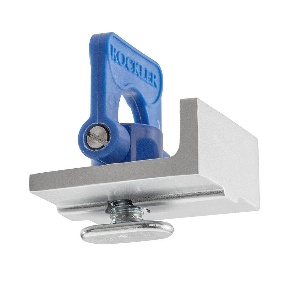 Rockler Inline Track Stop for T Track System – Durable Aluminum T Tracks Woodworking Stop features Low-Profile Knobs - T-Track Stop Measure 1-1/2'' x ROCKLER