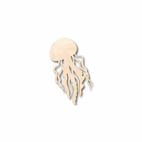 Unfinished Wood Jellyfish Jelly Fish Silhouette - Craft- up to 24" DIY 8" / 1/4" 24 Hour Crafts