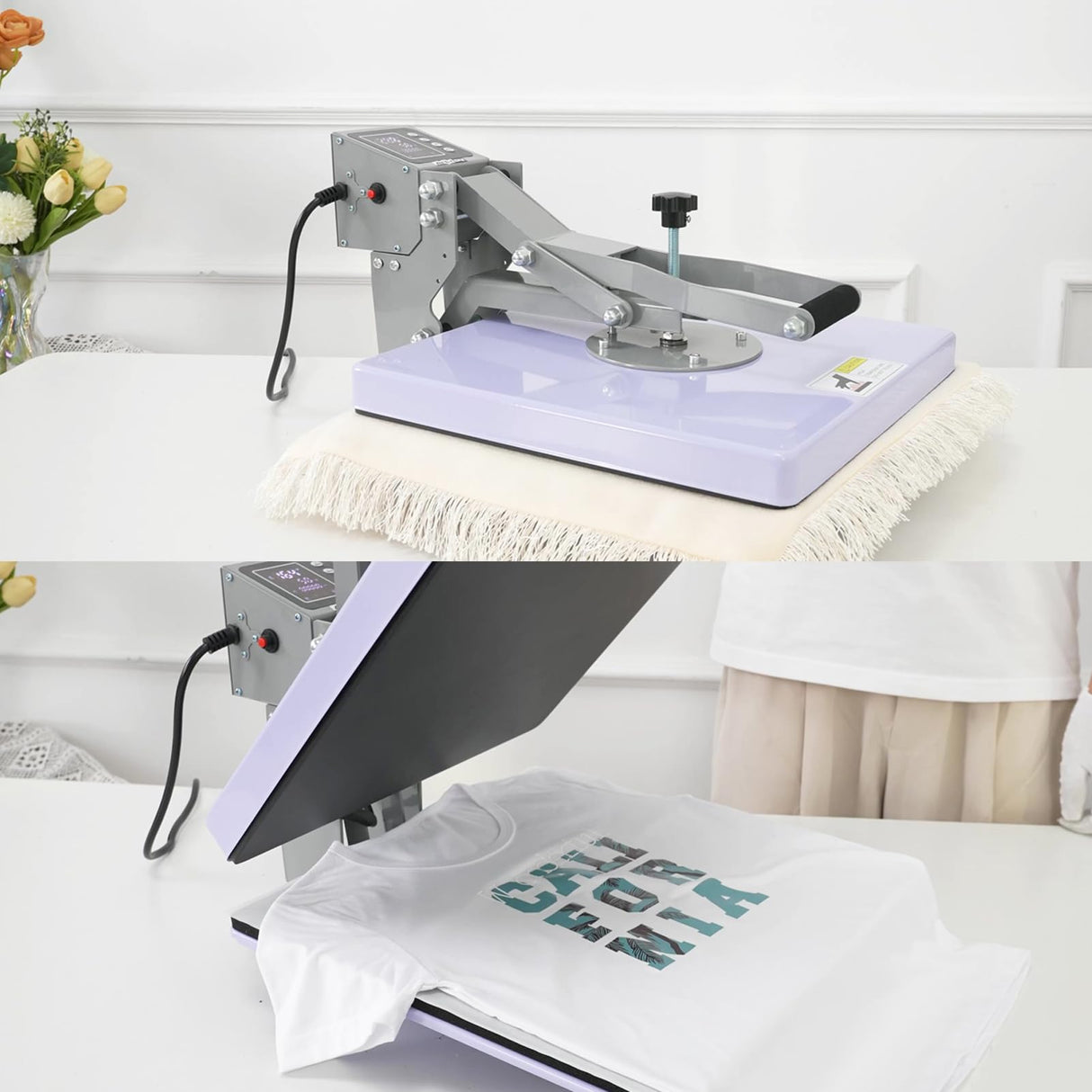 AKEYDIY Heat Press 15X15 Slide Out Sublimation T-Shirt Heat Press Machine for T Shirts Industrial-Quality Digital Sublimation Heat Press Machine for AKEYDIY