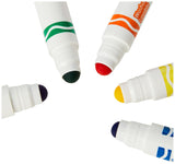 CRAYOLA MyFirst Washable Markers - Assorted Colours (Pack of 8) | Easy-Grip Markers Ideal for Toddlers Hands | Ideal for Kids Aged 12+ Months Crayola