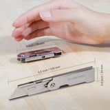 WORKPRO 3-Piece Quick Change Folding Pocket Utility Knife Set with Belt Clip WORKPRO