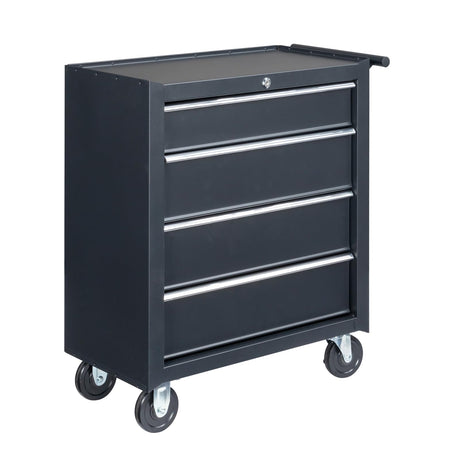 Winado 4-Drawer Tool Chest with Wheels & Lock & Key, Heavy Duty Cart Rolling Tool Box on Wheels, Metal Storage Cabinet, Rolling Tool Cart with Winado