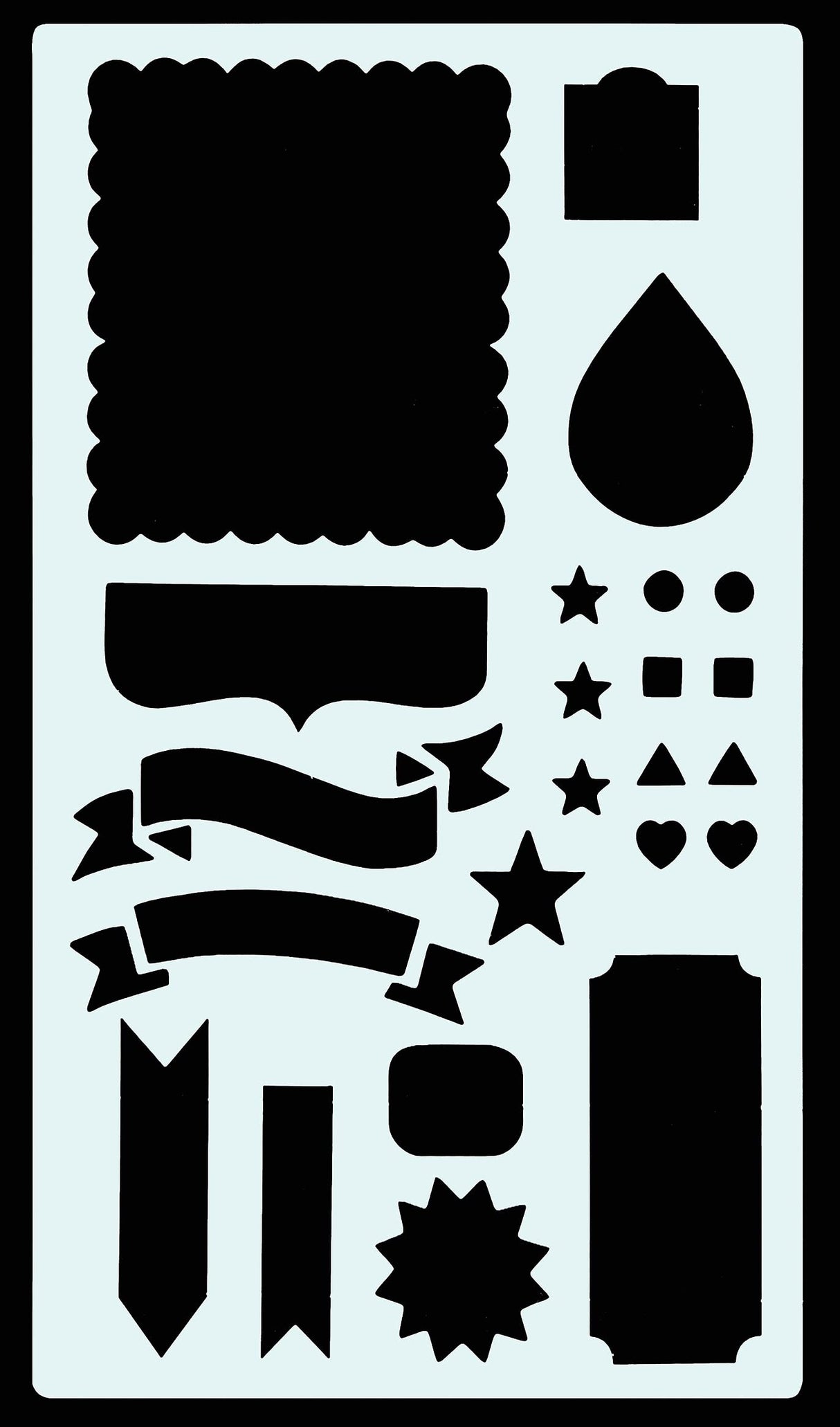 Dotted Journal Stencil Set (Over 300 designs that are great for bullet journaling, planners, and notebooks) (English, Telugu and German Edition) PETER PAUPER PRESS