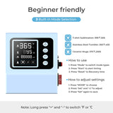 Pro 15x15 Heat Press with 30 OZ Tumbler Attachment, 5in1 Combo Tumbler Heat Press for T-Shirts, Tumblers Glass Cans Mugs Hats, and Plates EnjoyColor