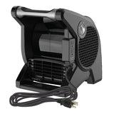 Lasko High Velocity Max Performance Pivoting Utility Blower Fan, for Cooling, Ventilating, Exhausting and Drying, Home, Job Site, 2 AC Outlets, Lasko