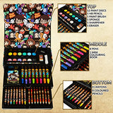Harry Potter Art Set, Colouring Sets for Children, Over 40 Art Supplies for Kids in Travel Case Harry Potter