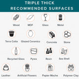 DecoArt Triple Thick Gloss Glaze - Jar, 8fl oz (3 Pack) DecoArt