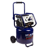 Stealth 12 Gallon Ultra Quiet Air Compressor, 1.5 HP Oil-Free Peak 150 PSI 68 Decibel Air Compressor,5 CFM @ 40 PSI 4 CFM @ 90 PSI Silent Portable Stealth