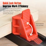 Eewudwok Multi Angles Movable Right Angle Corner Clamps, 2 In 1 Mitre Woodworking Measuring Accessories, 30-90 Degrees Adjustable Cutting Tool for Eewudwok