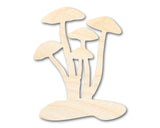Unfinished Wood Mushrooms Shape - Craft - up to 36" 5" / 1/8" 24 Hour Crafts