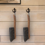 AMERWASH PLUS Counter Brush for Furniture, Drafting, Patio, Bed, Fireplace, Woodworking Cleaning, Horsehair Bristles Duster Wooden Handle Shop Brush, AMERWASH PLUS