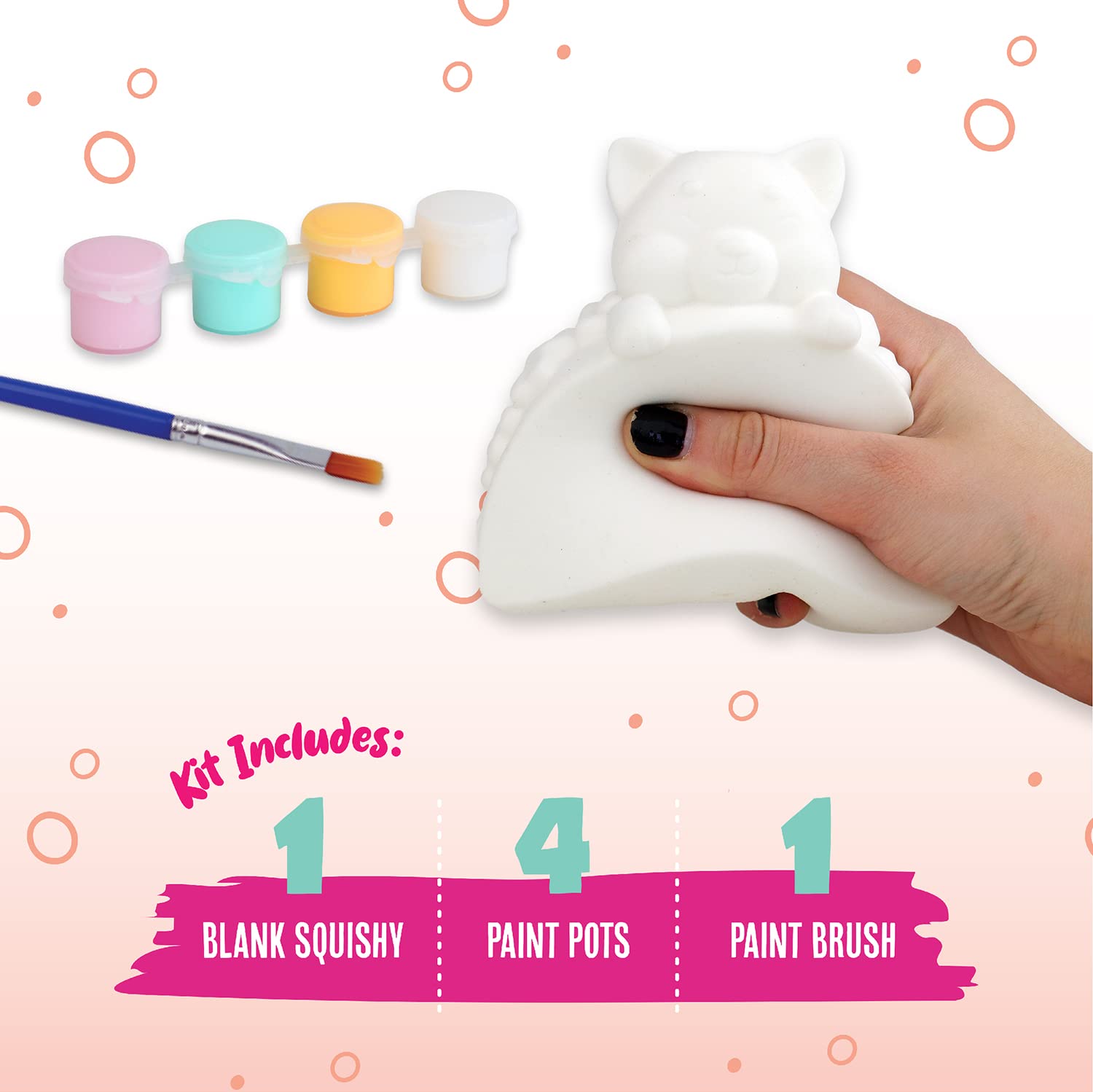 Arts and Crafts Gifts for Girls. DIY Alpaca Paint Your Own Squishies Kit. Top