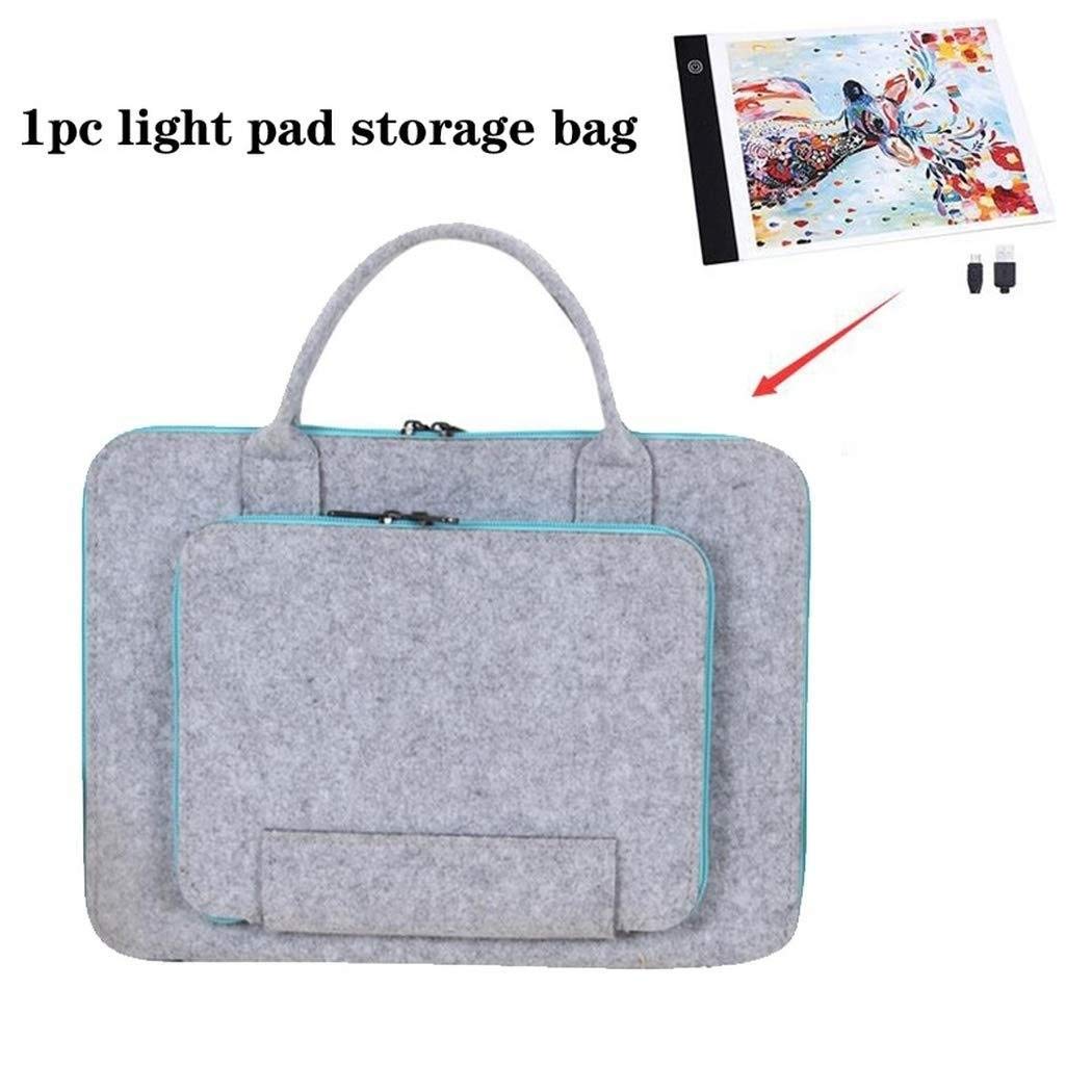 YYFQ Light Box Handheld Felt Bag Compatible with A4 Diamond Painting Light Board Storage Bag Diamond Painting Tools and Accessories YYFQ