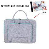 YYFQ Light Box Handheld Felt Bag Compatible with A4 Diamond Painting Light Board Storage Bag Diamond Painting Tools and Accessories YYFQ
