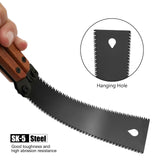 WBJKZJD Folding Saw, 5.5 Inch Small Pocket Hand Saw 11/15TPI Pruning Saw for Smooth and Precise Cuts Flush Cut Saw for Camping Gardening Carpentry WBJKZJD