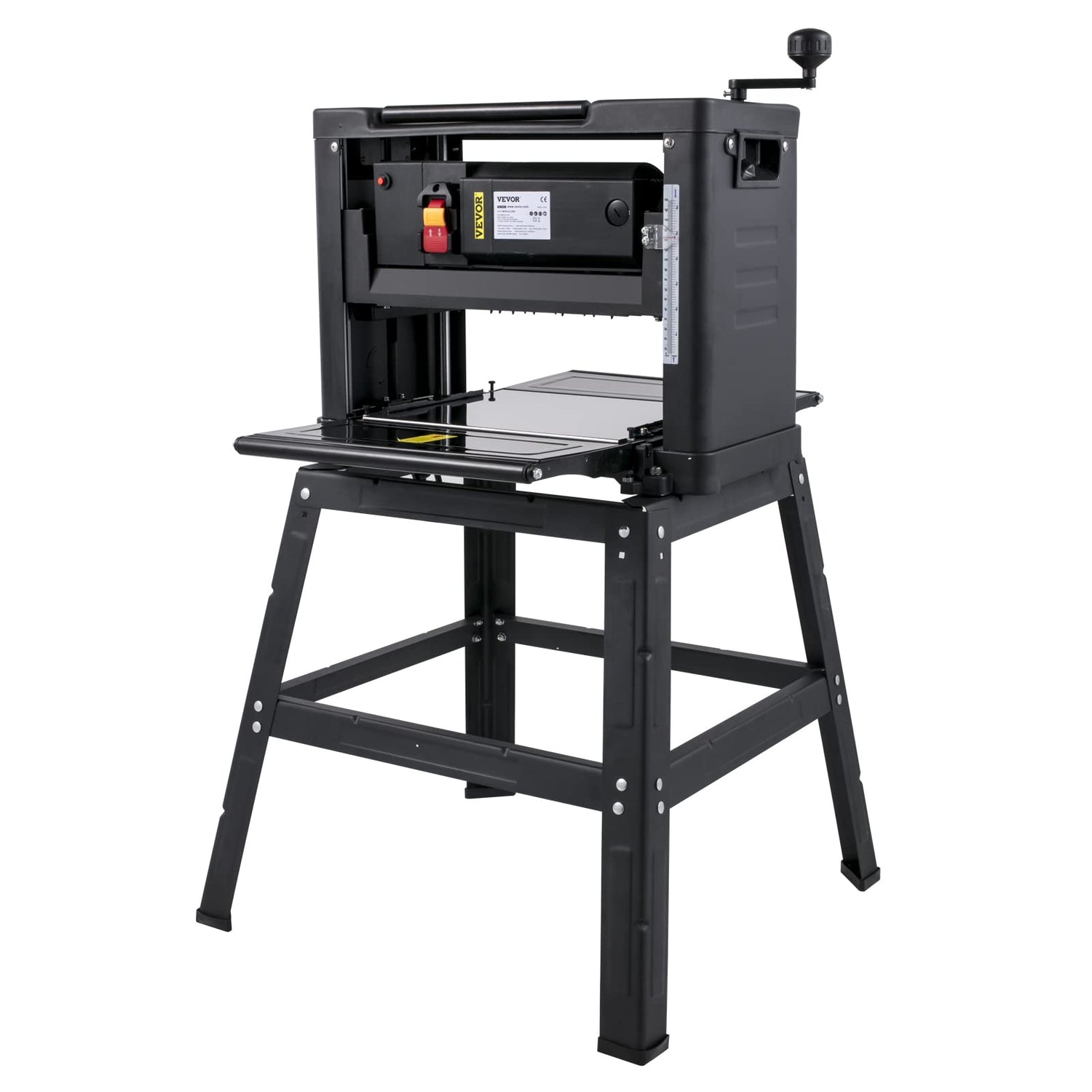 Mophorn Thickness Planer, 13" Width, 8000 RPM Worktable Benchtop Planer, 15Amp 1800W Powerful Motor, 6m/min Feeding Speed 0.2"-6.3"Cutting Thickness Mophorn