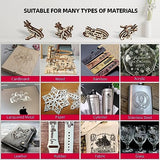 Laser Engraver Machine,5.5W Output Power Laser Cutter and Engraver Machine,12V Compressed Spot 10000mm/min,Laser Engraving Area (400×400mm) for DIY LUNYEE