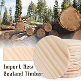 12 Pack Unfinished Wood Coasters, GOH DODD 5 Inch Wooden Coasters Crafts Blanks for DIY Drawing Painting Laser Engraving Wood Burning, Round GOH DODD