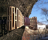 HatynkaUA Mens Wooden Bow Tie - 3D Unique Design Holiday Wedding Wood Bowtie- Necktie for Men HatynkaUA