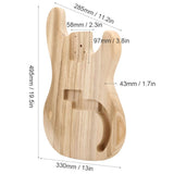 Natudeco Maple Guitar Body, PB Style Pre‑drilled Bass Body DIY Electric Guitar Parts Accessories for DIY Craft Lovers Natudeco