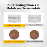 Cloudray 30W Fiber Laser Engraver, LightBurn Compatible Fiber Laser with Red Dot Pointer, 4.3x4.3 Solid State Laser Marking Portable Machine for Cloudray