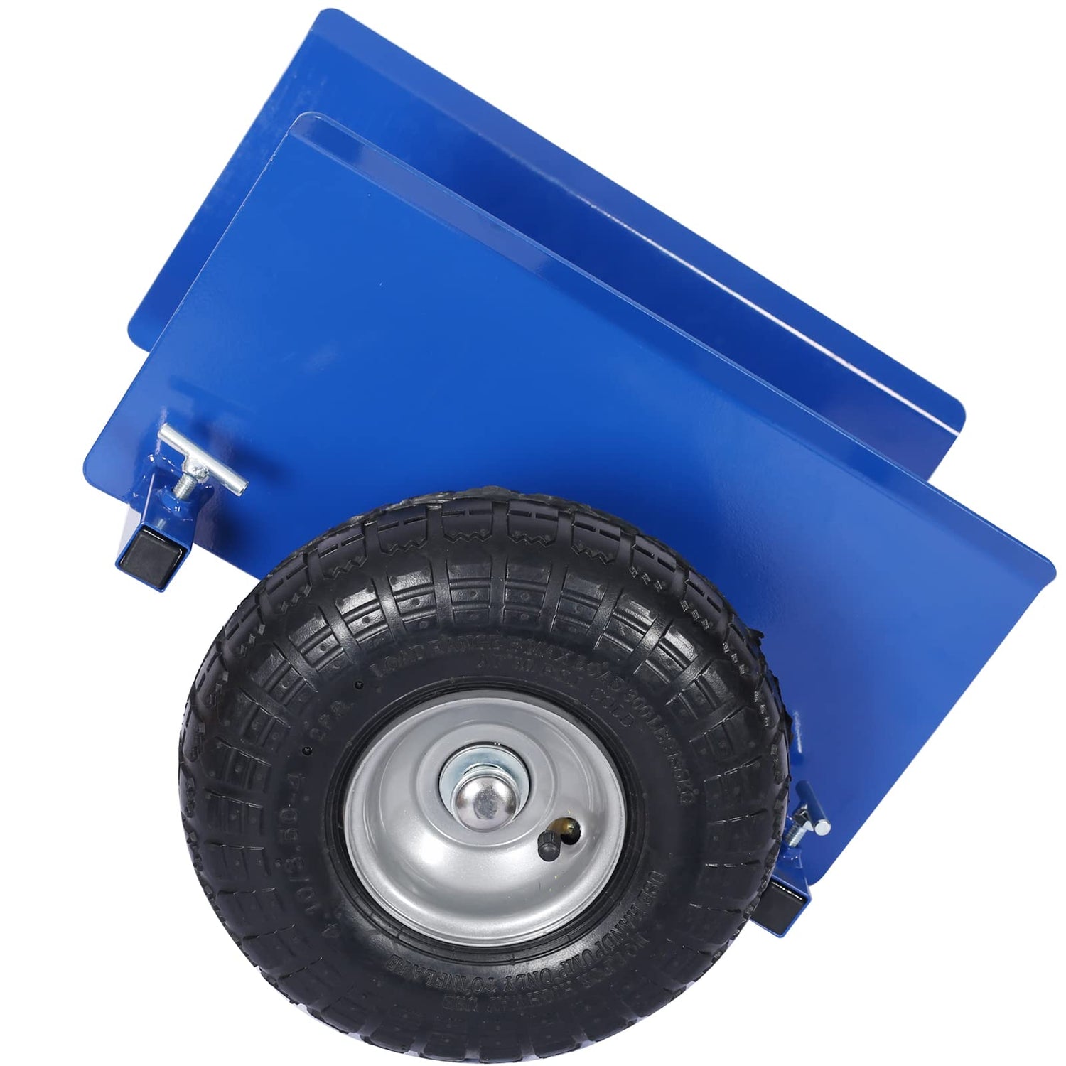 Heavy Duty Panel Dolly, Adjustable Door Dollys with Wheels, 2 10" Pneumatic Wheels 600LBS Load Bearing for Drywall Sheet Heavy Appliance & Material pouseayar