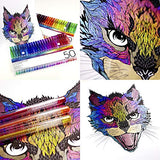 CHROMATEK Glitter Pens 100 Set Best Colors. 200% The Ink: 50 Gel Pens, 50 Refills. Super Glittery Ultra Vivid Colors. No Repeats. Professional Art CHROMATEK