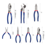 7-piece Workpro Pliers Set with Groove Joint, Long Nose, Slip Joint, Linesman, and Diagonal Pliers for DIY & Home Use WORKPRO