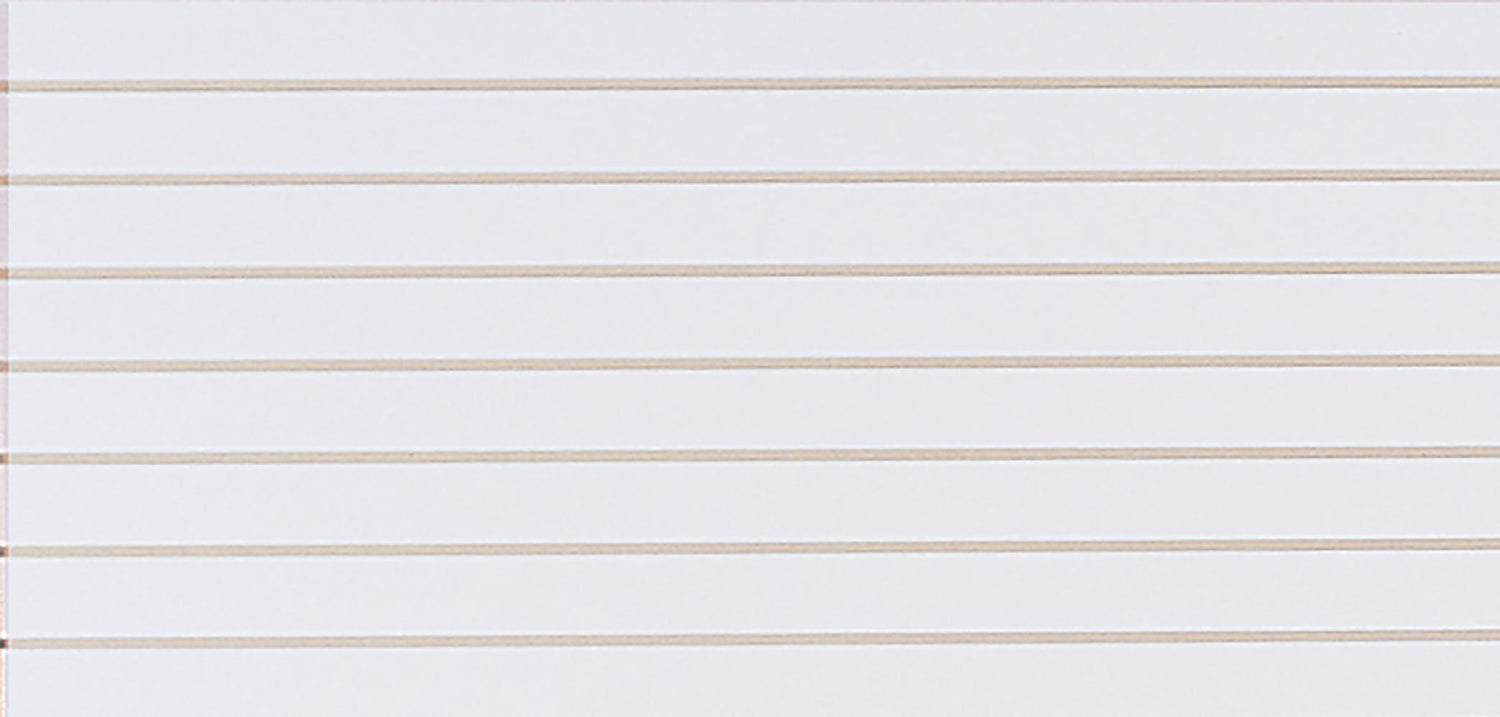 SSWBasics 4ft x 2ft Horizontal White Slatwall Panels Easy Organizer (24"H x 48"L) - Pack of 2 - Streamline Your Space with Effortless Retail SSWBasics