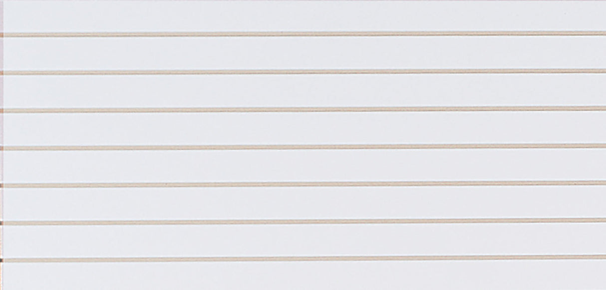 SSWBasics 4ft x 2ft Horizontal White Slatwall Panels Easy Organizer (24"H x 48"L) - Pack of 2 - Streamline Your Space with Effortless Retail SSWBasics