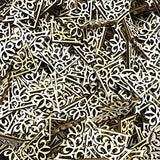 Amosfun 50pcs Solid Wood Carved Corner Onlay Furniture Home Decorations Unpainted Applique Gifts DIY Amosfun