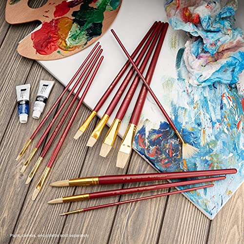 Royal Brush Manufacturing Royal and Langnickel Zip N' Close 12-Piece Brush Set, Firm White Bristle Royal Brush Manufacturing Company