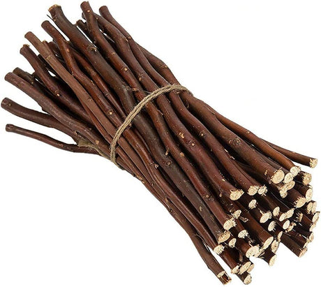 50pcs Wood Log Sticks Wooden Crafting Sticks DIY Wood Sticks Wood Branches Tree Twigs Wedding Accessories for Wedding Party Decor KODORIA