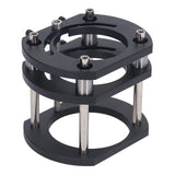 Router Lift Base, Aluminum Alloy Stainless Steel 4 Jaw Clamping, Metal Milling Table Lifting System, for Small Electric Tenoning Trimming Machines PerGar
