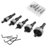 ChgImposs 5Pcs 16-30mm 5/8-Inch to 1-3/16 Inch HSS Hole Saw Cutter, Drill Bits Set Heavy Duty Tool Kit for Stainless Steel, Aluminum Alloy, Plastic ChgImposs
