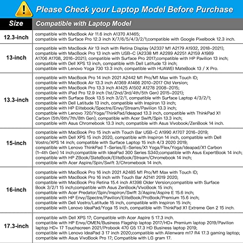 MOSISO Laptop Sleeve Compatible with MacBook Pro 16 inch 2023-2019 M3 A2991 M2 A2780 M1 A2485 A2141/Pro Retina 15 A1398, 15-15.6 inch Notebook, MOSISO