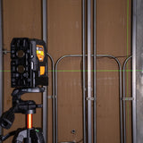 Klein Tools 93LCLGR Self-Leveling Laser Level, Rechargeable, Cross-Line Level with Bright Green Lines, Red Plumb, Magnetic Mounting Clamp Klein Tools