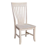 IC International Concepts International Concepts Amanda, Set of 2 Chair, Unfinished IC International Concepts
