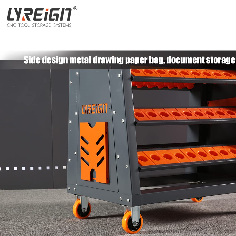 LYREIGN CNC Tool Storage Racks CNC Tool Holder HSK,CAT,BT,ISO,NT,DIN,SK,VDI Square ABS Tool Holder can be Install CAT50-70CAP