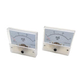 Addlike Analog Meters,Ammeter Module,Fine Tuning DC 0-30ma Current Analog Panel Meter,Ammeter Tester,2.5x2.2x2.2"(LxWxH),Pack of 2 Addlike
