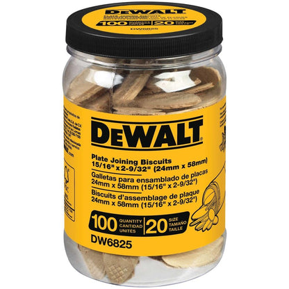 DEWALT, DW6825, Tube Biscuits - Size 20 - WoodArtSupply