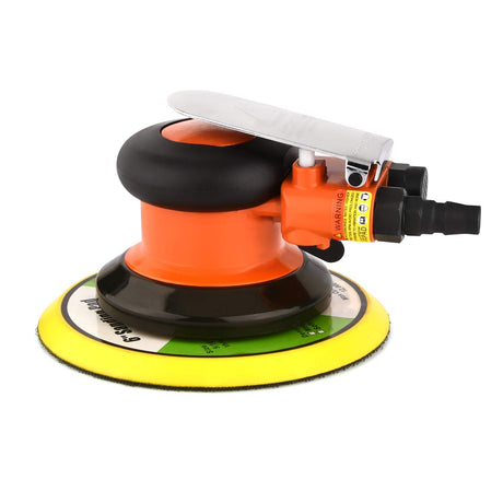 ZHONGAN 6" Pneumatic Air Random Orbital Sander for Wood Working, Heavy Duty Pneumatic Polishing Tool ZHONG AN