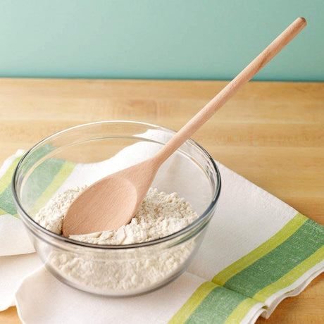 Kitchen Wooden Spoons Mixing Baking Serving Utensils Puppets 12 In - 12 Pack ROUNDSQUARE