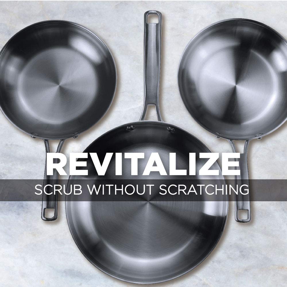 Weiman Stainless Steel Sink and Pots & Pans Cleaner and Polish - 2 Pack Weiman